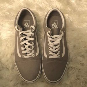 Light Grey Old Skool Vans
